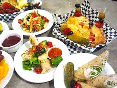 assorted sides and finger foods