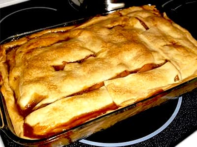 peach cobbler